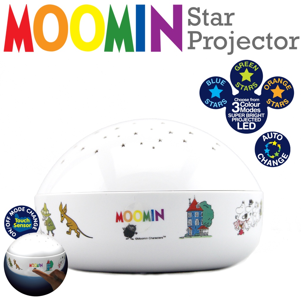 Moomin 姆明圓形投影夜燈 LED